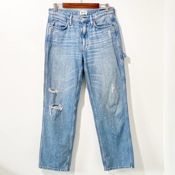 Lee x H&M Collaboration Carpenter Straight Leg Light Blue Jeans Size 6 - Picture 4 of 8